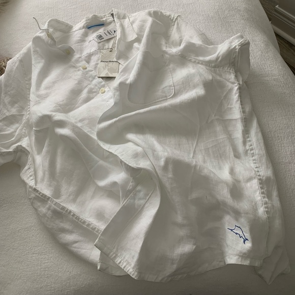 COPY - Mens Tommy Bahama Linen shirt - Picture 1 of 3